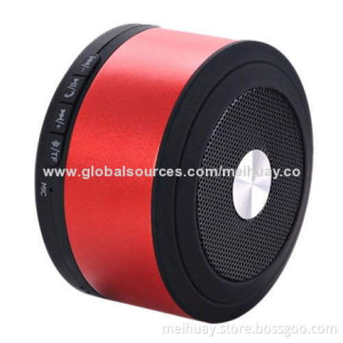Bluetooth Stereo Speakers With Bluetooth Version 3.0, Metal Material